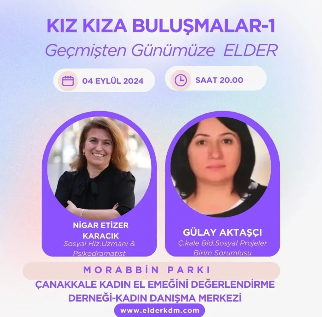 ELDER Kadın Danışma Merkezi, Kız Kıza Buluşmalar Etkinliği-1