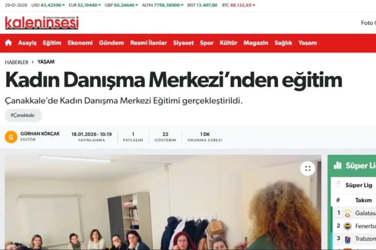 Kadın Danışma Merkezi’nden Eğitim
